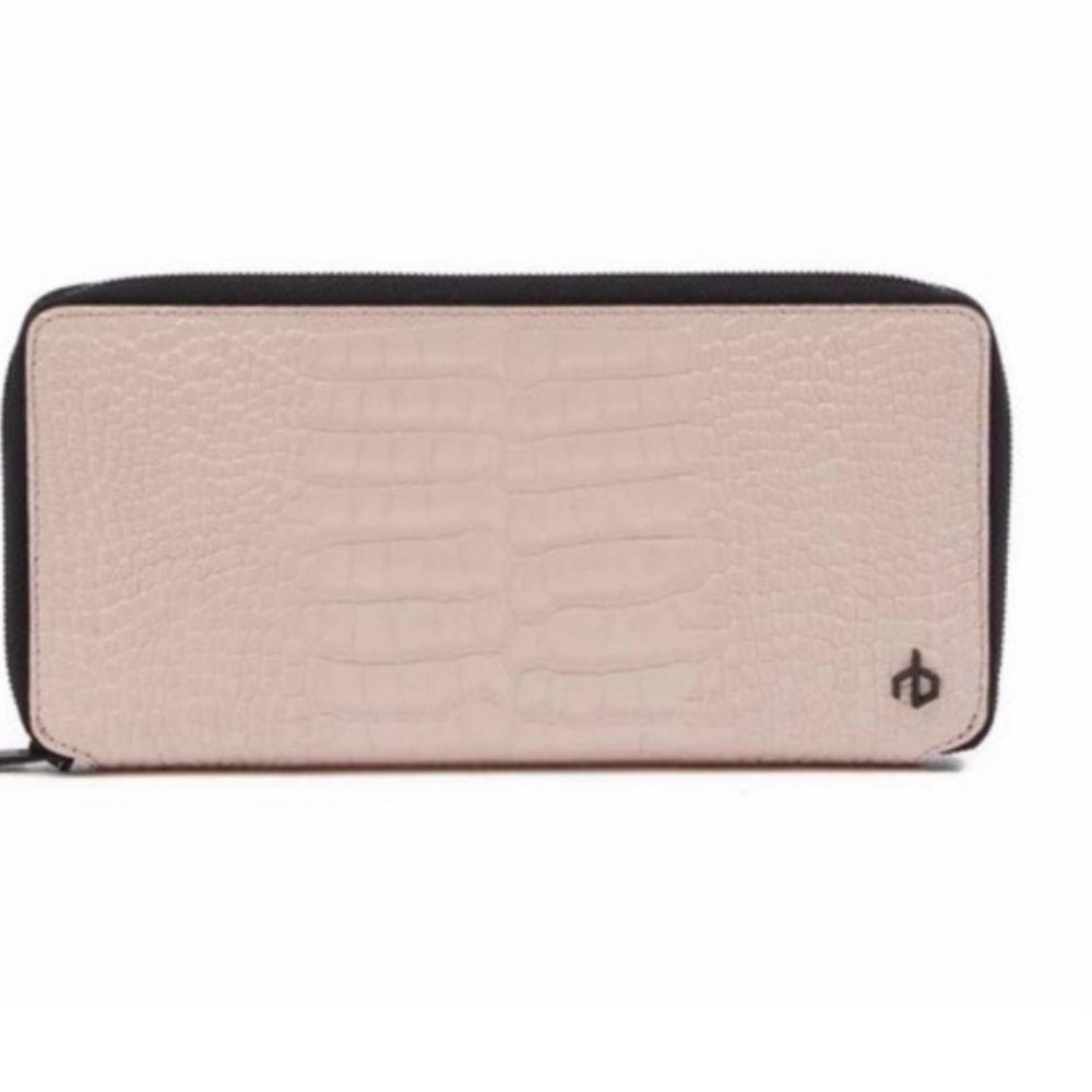 rag & bone Crocodile Embossed Zip Around Wallet. BNWOT